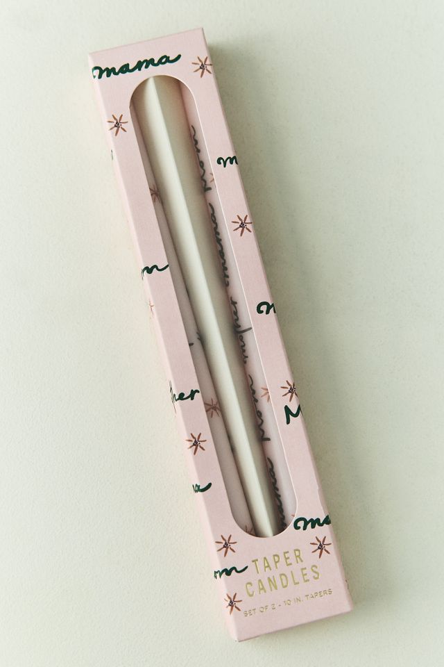 Mama Taper Candles, Set of 2 #1