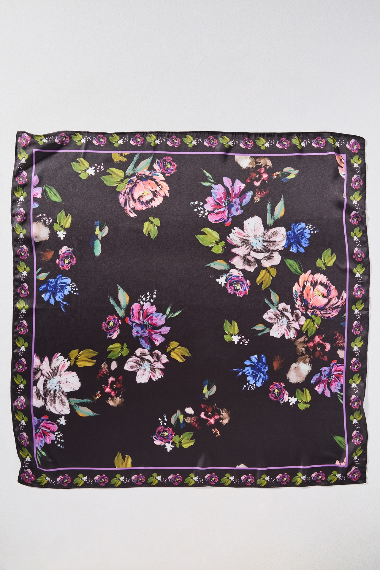 Silken Printed Hair Scarves, Set of 2
