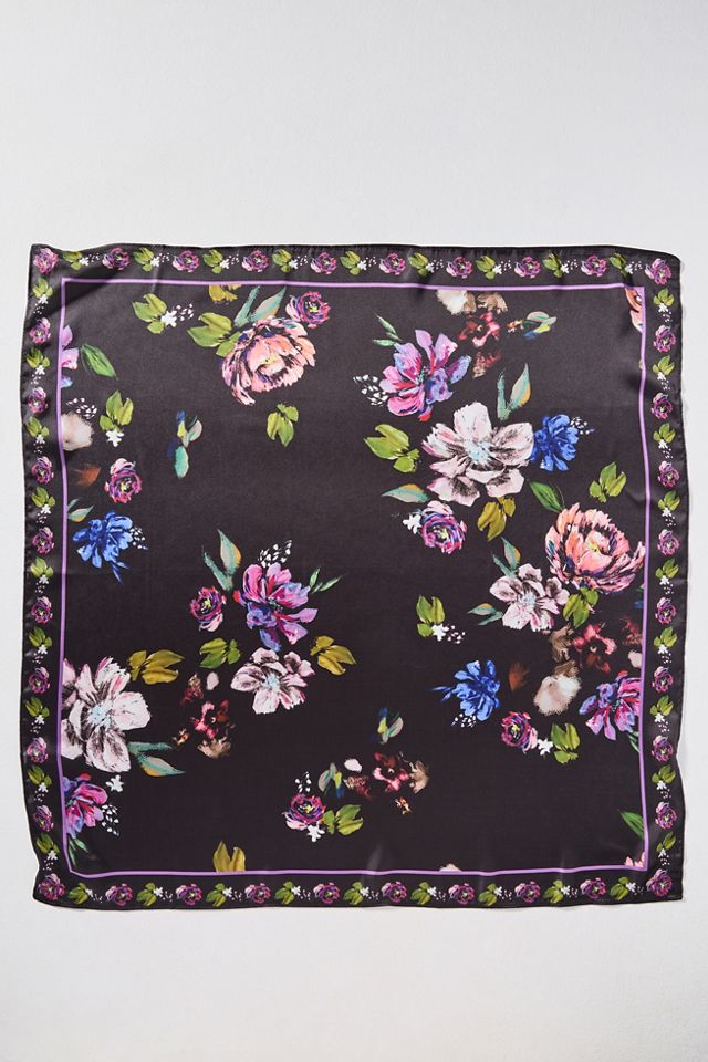 Silken Printed Hair Scarves, Set of 2 #2
