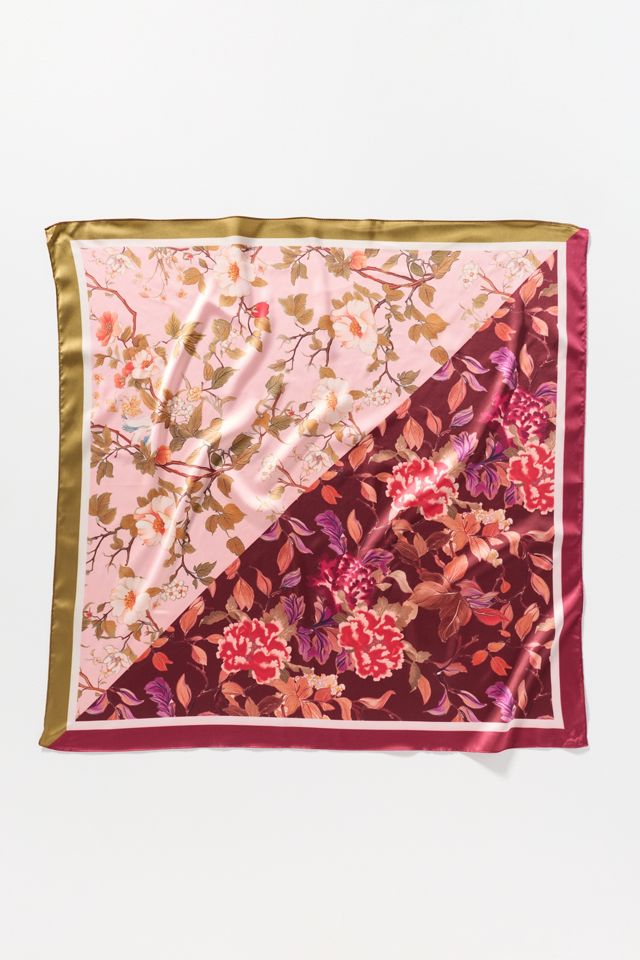 Silken Printed Hair Scarves, Set of 2 #1