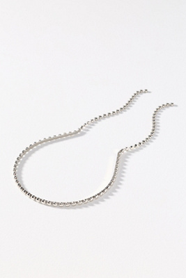 By Anthropologie Drop Chain Headband In Metallic