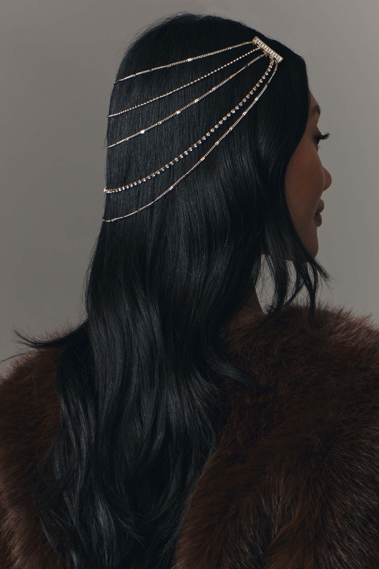 Medium Metal Chain Hair Pin