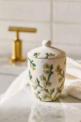 Irena Hand-Painted Ceramic Canister