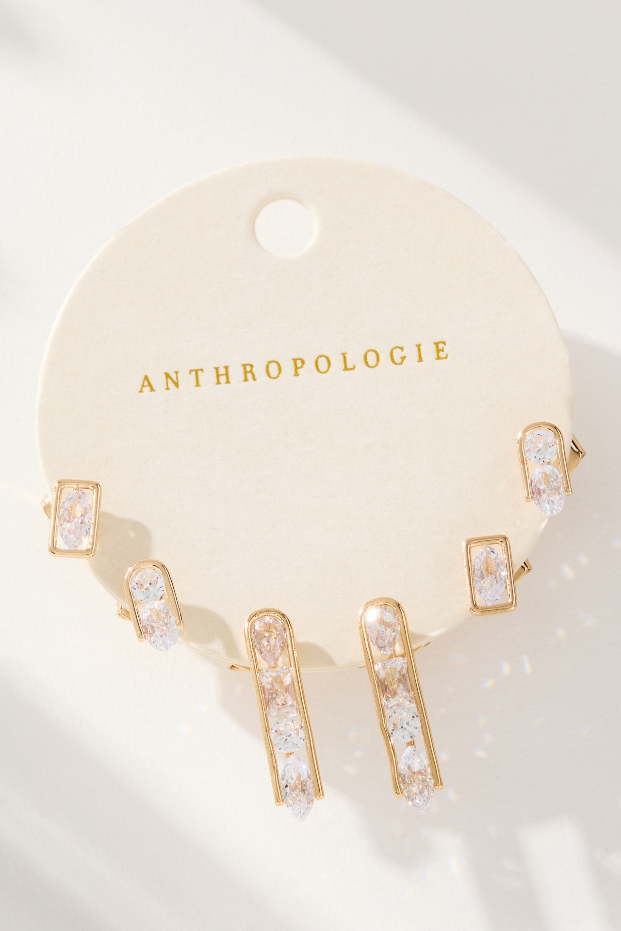 Framed Crystal Earrings