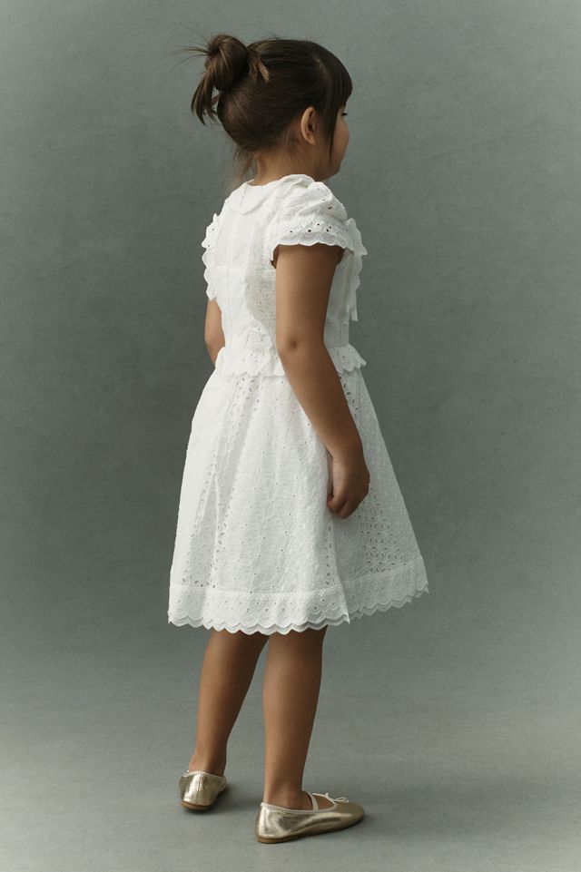 Bardot Ava Embroidered Flower Girl Dress | Anthropologie