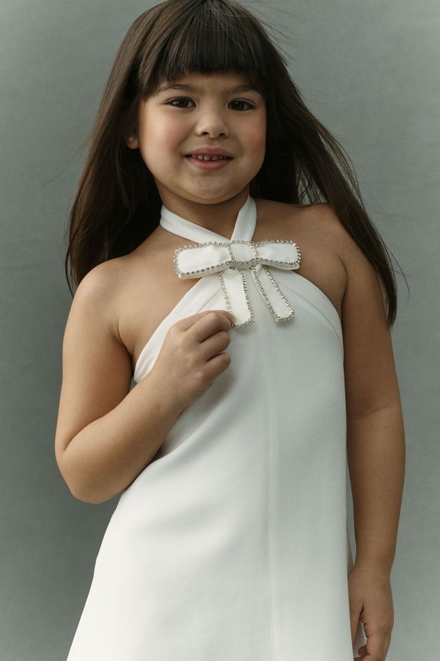 Bardot Tiffany Diamante Flower Girl Mini Dress #1