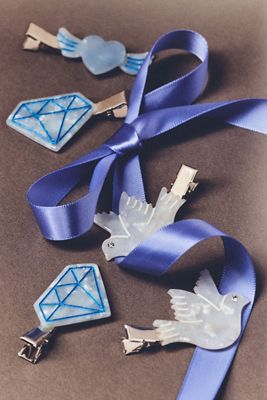 By Anthropologie Weddings Hair Clips, Set of 6