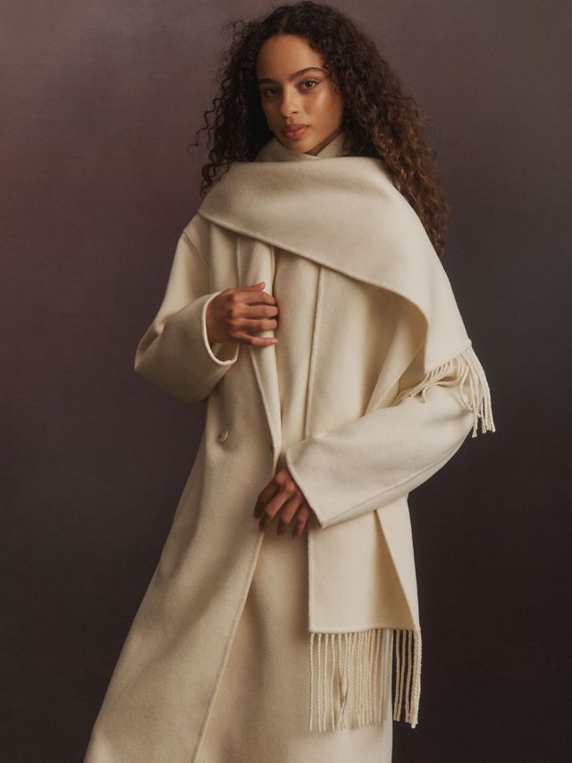 Rue Sophie Greta Wool Coat & Scarf #1