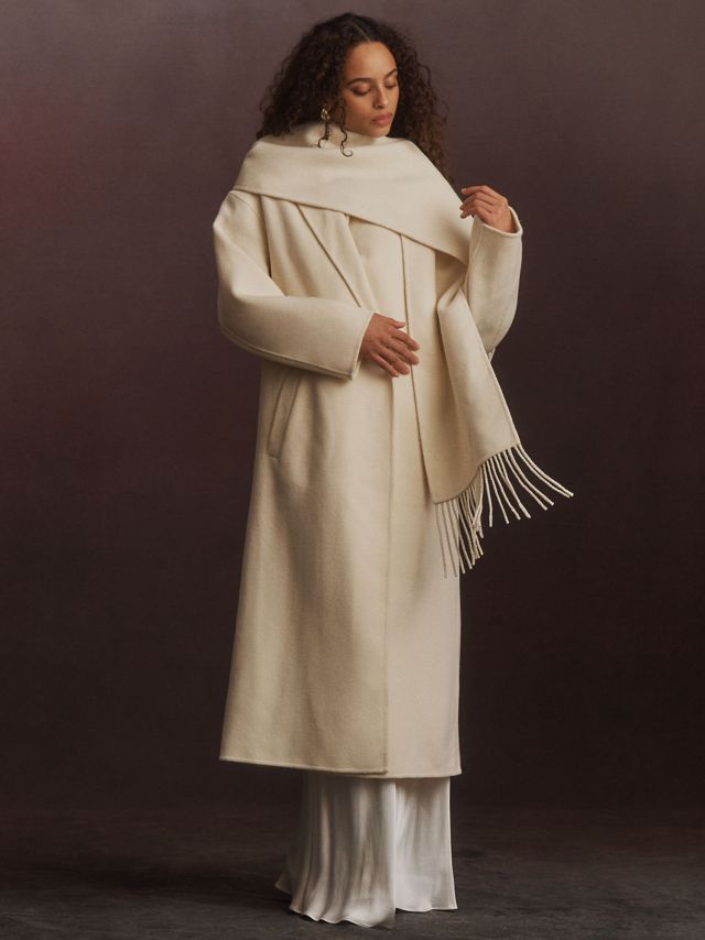 Rue Sophie Greta Wool Coat & Scarf #3