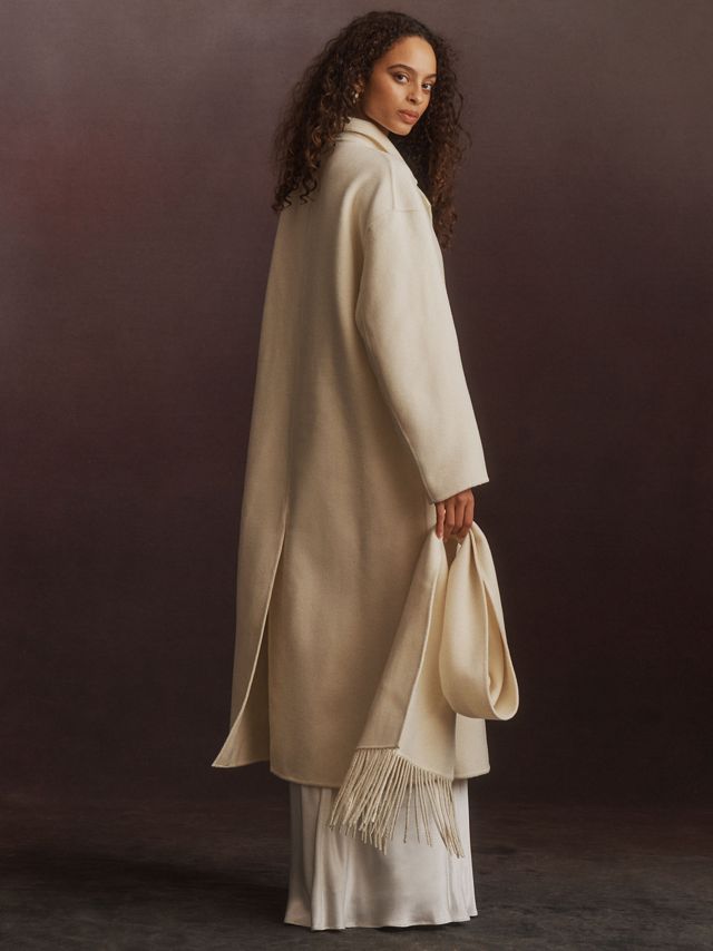 Rue Sophie Greta Wool Coat & Scarf #4