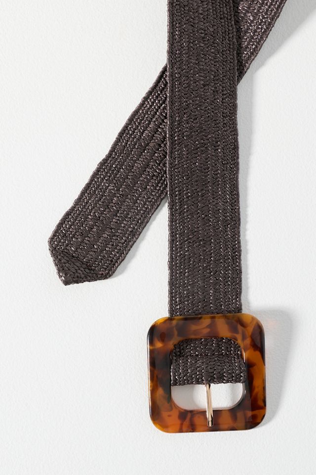 By Anthropologie Raffia Waist Belt #1