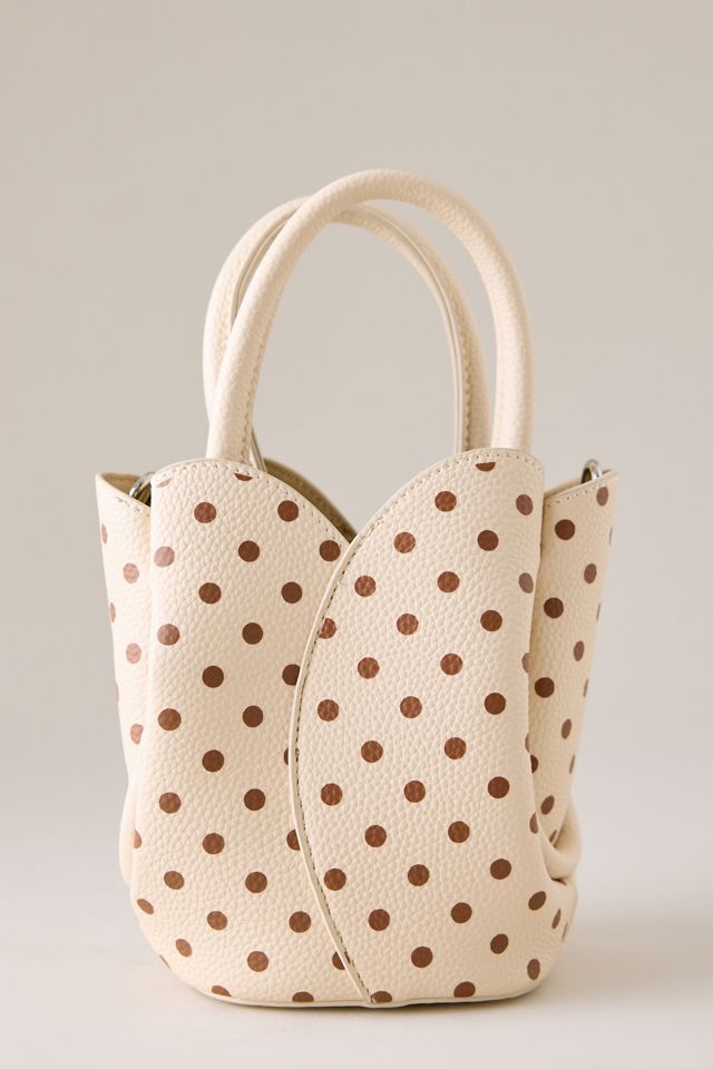 Sac mini fourre-tout à poignée supérieure Melie Bianco Tulip #2