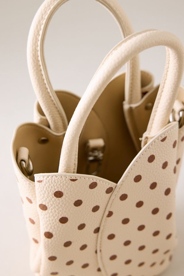 Sac mini fourre-tout à poignée supérieure Melie Bianco Tulip #3