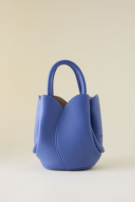 Melie Bianco Tulip Top-handle Crossbody Mini Tote Bag In Blue