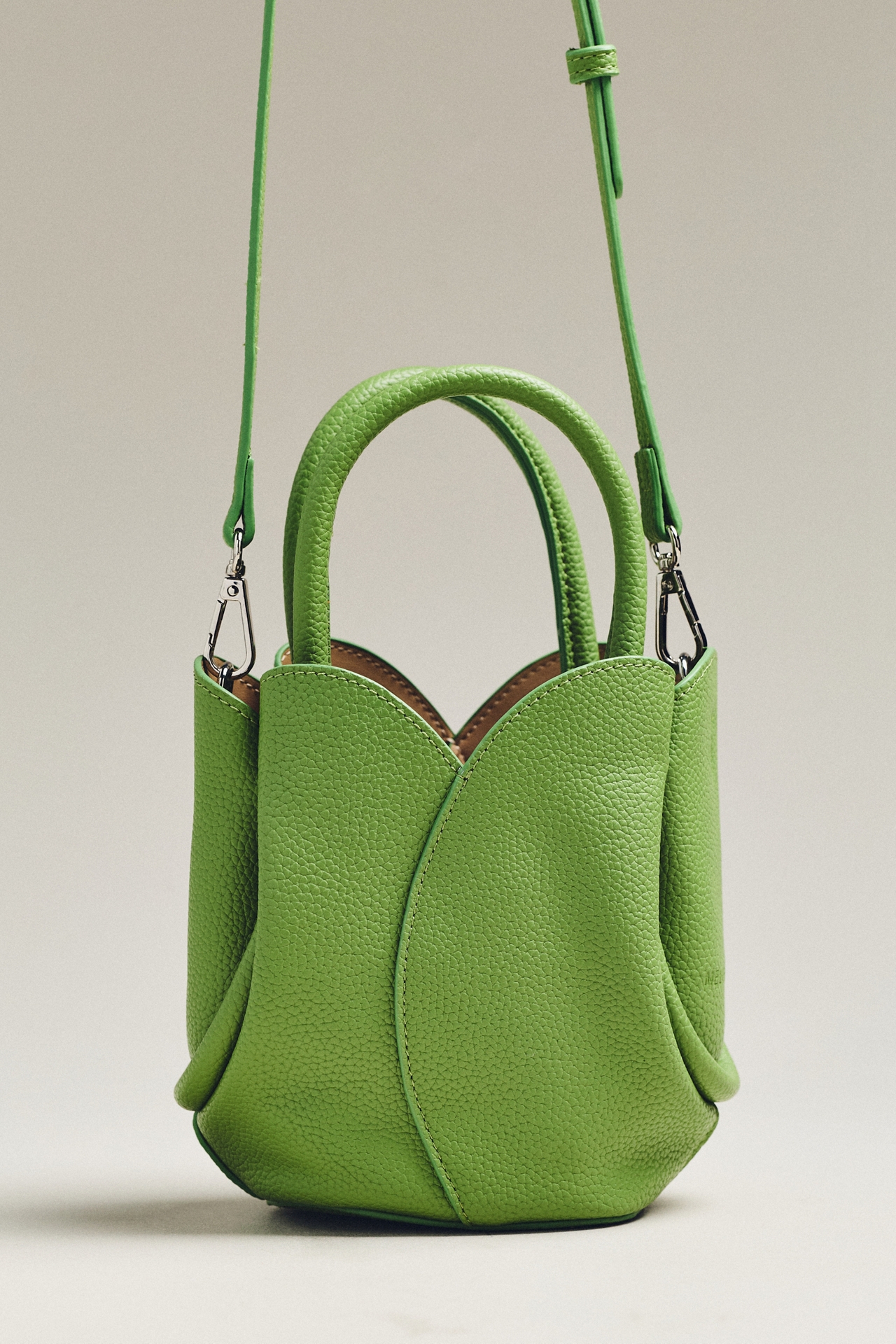 Melie Bianco Tulip Top-Handle Crossbody Mini Tote