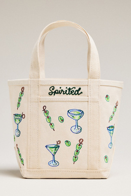 Maker / Scholar Hand-painted Canvas Tote