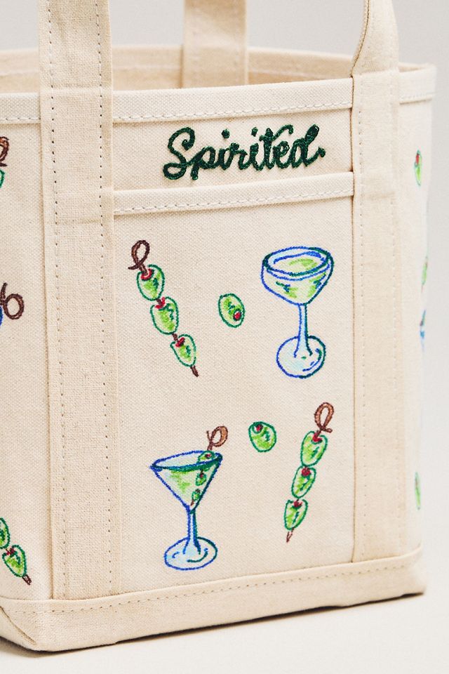Maker / Scholar Hand-Painted Canvas Tote #2