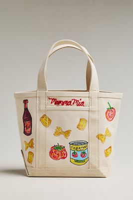 Maker / Scholar Hand-Painted Canvas Tote