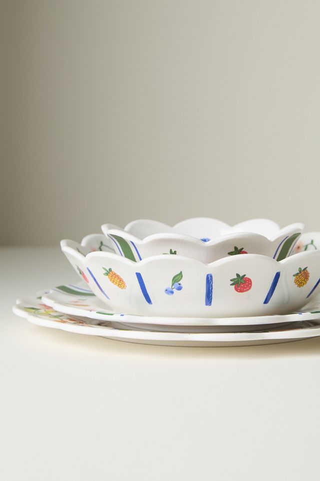 Annette Floral Melamine Dinner Plate #2