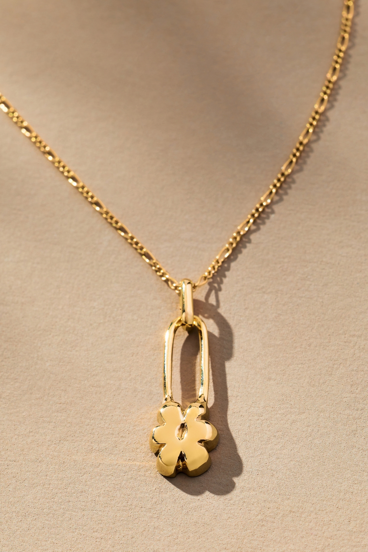 Yam Flower Pin Necklace