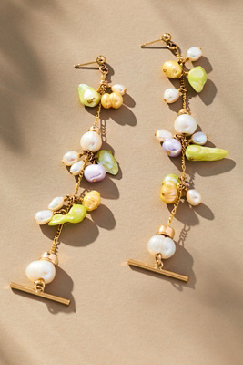 Yam Ambrosia Drop Earrings In Multi