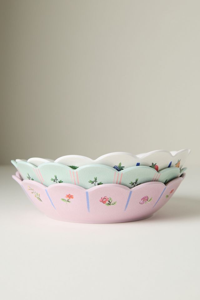 Annette Floral Melamine Pasta Bowl #2