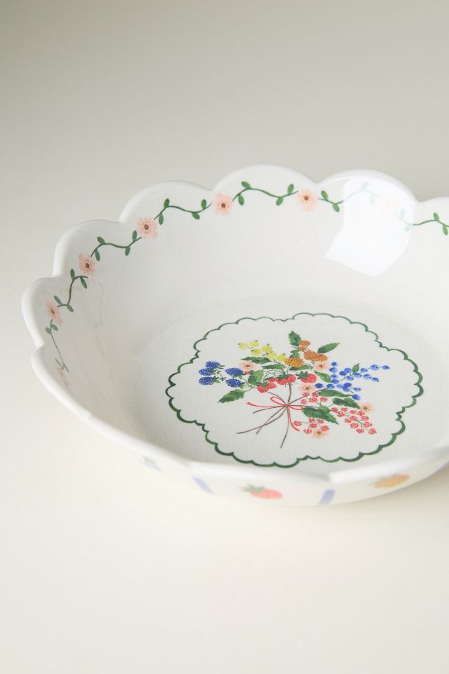 Annette Floral Melamine Pasta Bowl #4