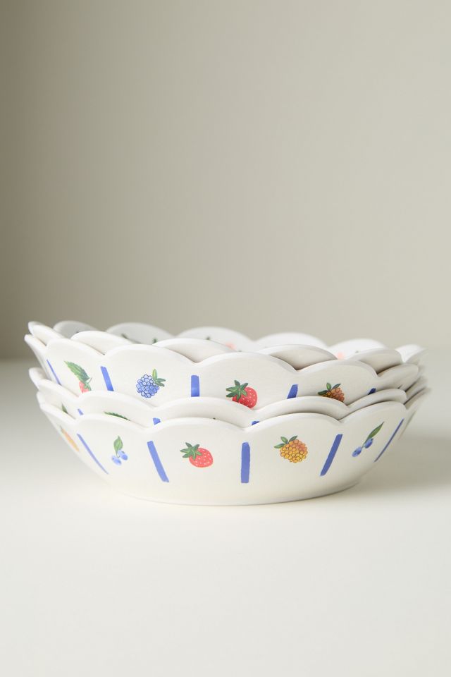 Annette Floral Melamine Pasta Bowl #5