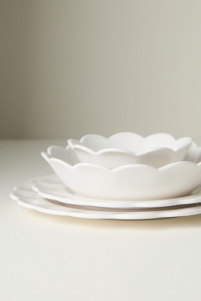 Annette Melamine Dinner Plates, Set of 4 #2