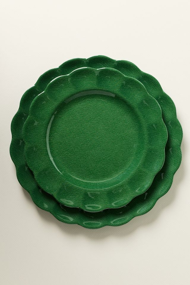 Annette Melamine Dessert Plates, Set of 4 #1