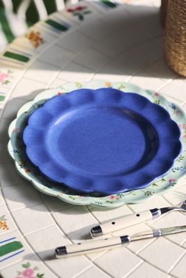 Annette Melamine Dessert Plates, Set of 4