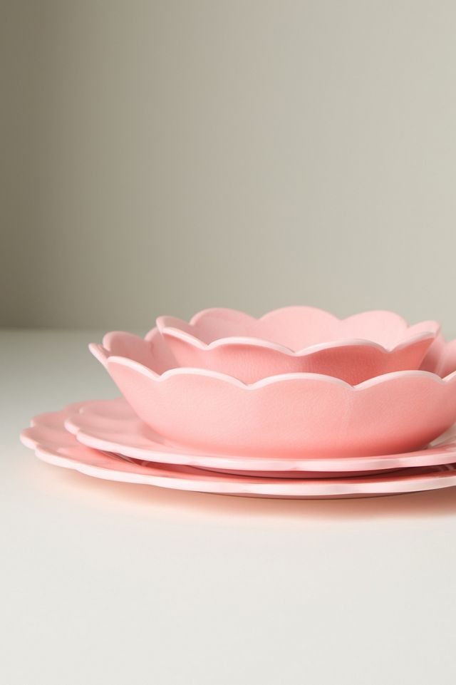 Annette Melamine Pasta Bowls, Set of 4 #3