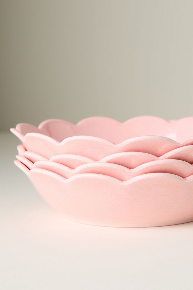 Annette Melamine Pasta Bowls, Set of 4 | AnthroHome