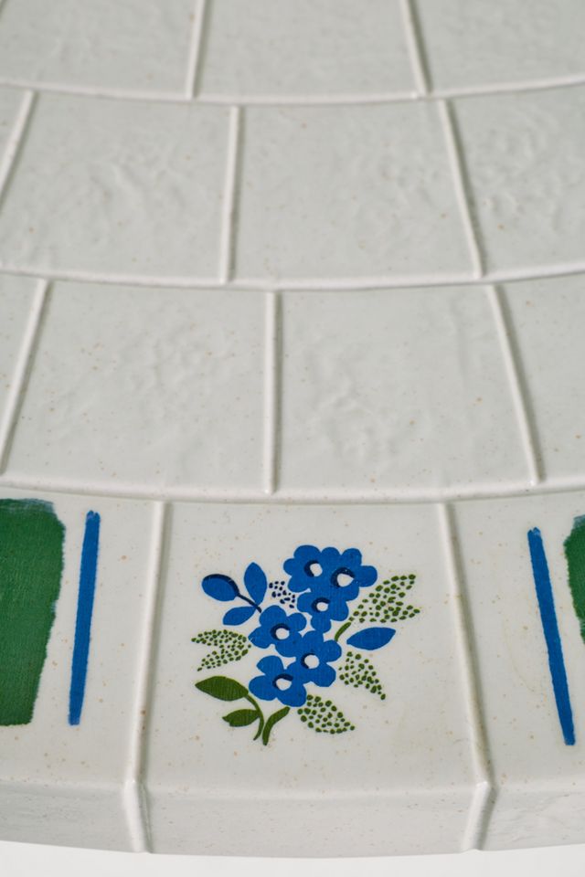 Bisou 36" Tile Outdoor Bistro Table #4