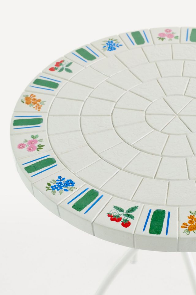 Bisou Indoor and Outdoor Tile Outdoor Side Table #1