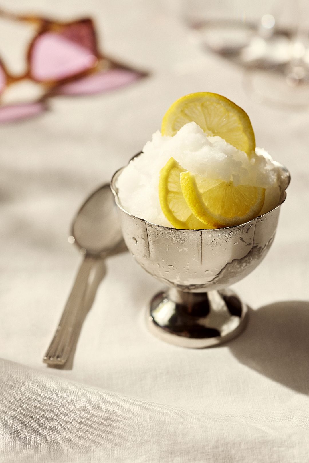 Scalloped Ice Cream Bowl - Silver, One Size