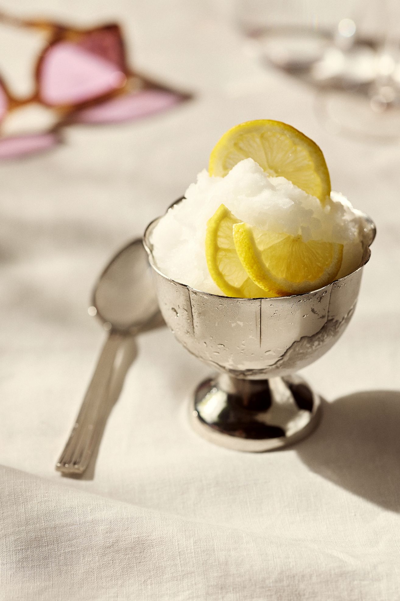 Scalloped Ice Cream Bowl - Silver, One Size