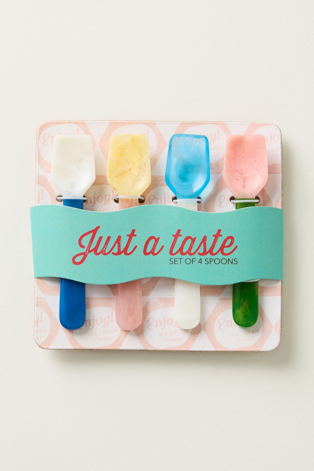 Dulce Mini Spoons, Set of 4 - Multi, Set Of 4