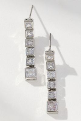 Maeve Square Glam Drop Earrings