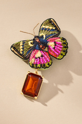 Mignonne Gavigan Colette Brooch In Multi