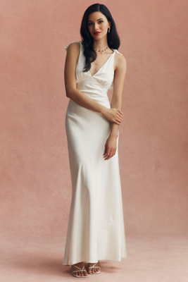 pernille silk dress pink Reformation Pernille Silk Maxi Dress  The Closet New York