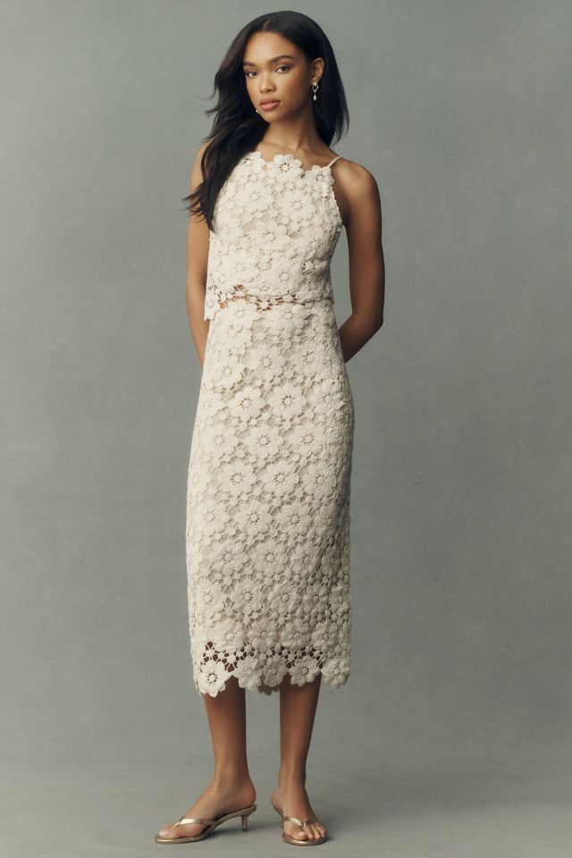Bardot Veneta Cotton Crochet Tank Top #2