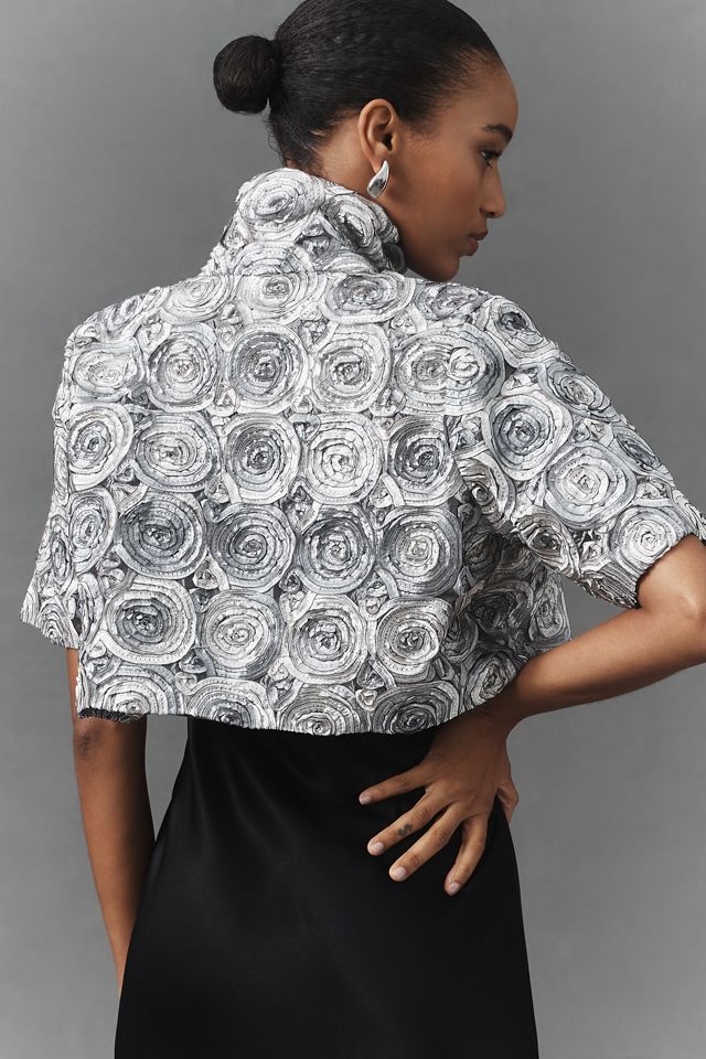 Magpies & Peacocks Rosette Bolero Jacket #1