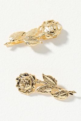 Epona Valley Rosa Brooches, Set of 2