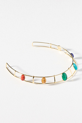 Epona Valley Castillo Multicolor Stone Headband In Multi