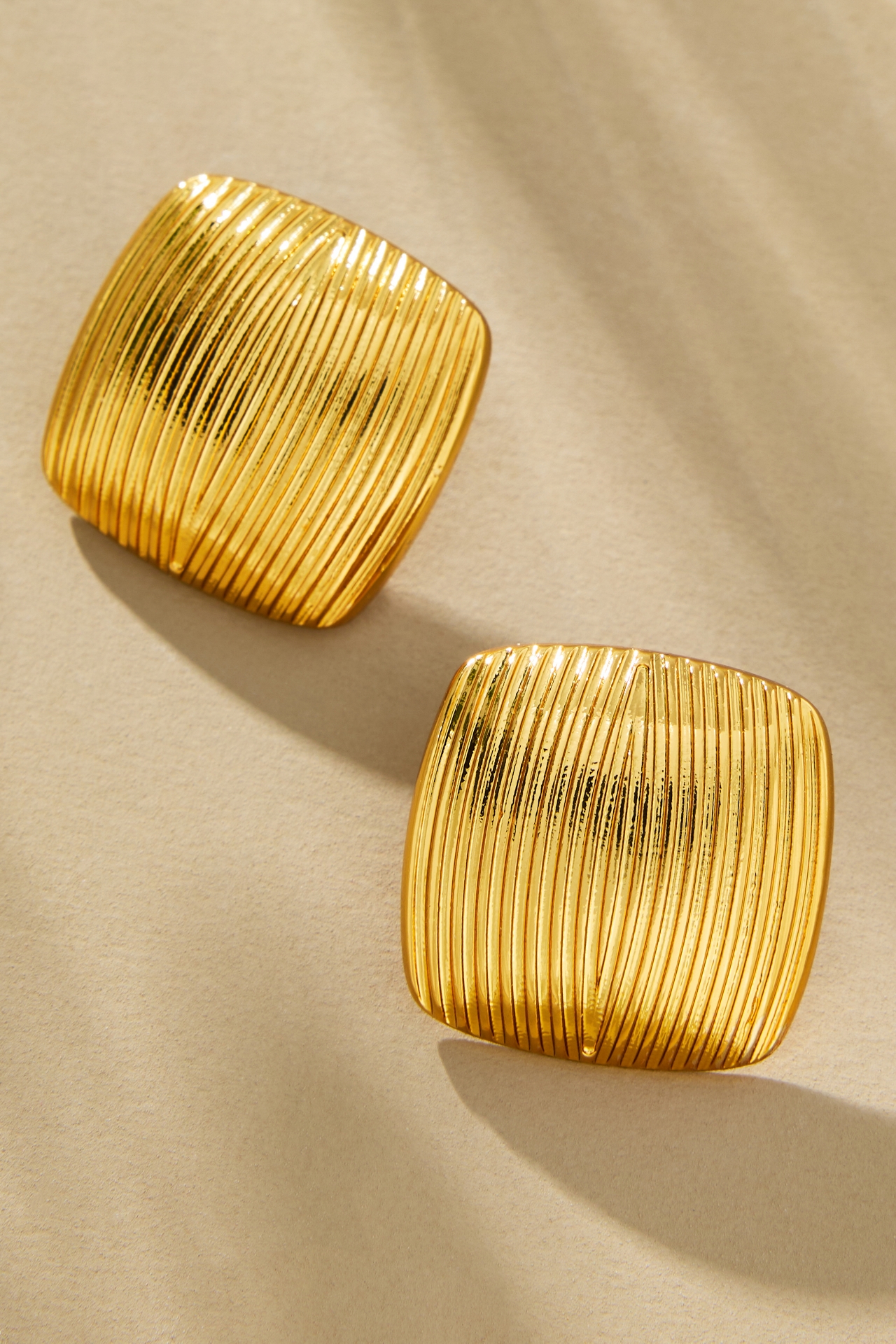 Mod Square Post Earrings