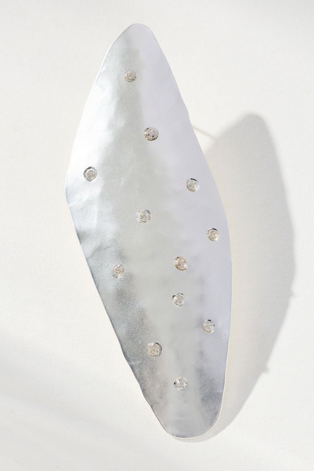 Mod Hammered Drop Earrings #1