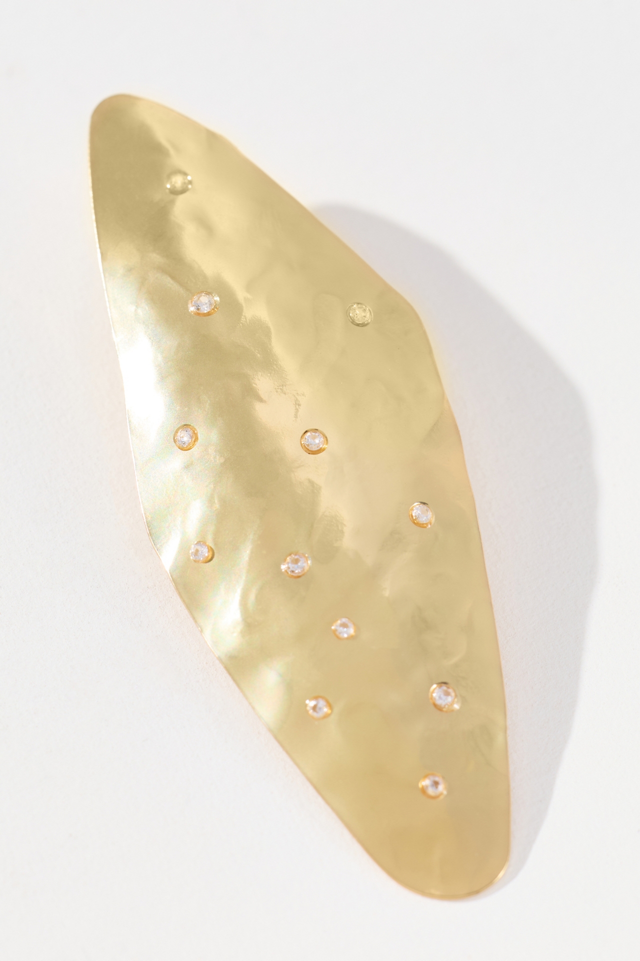 Mod Hammered Drop Earrings