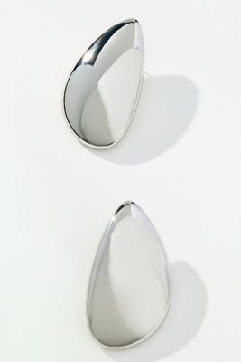 Sleek Shaped Oval Earrings