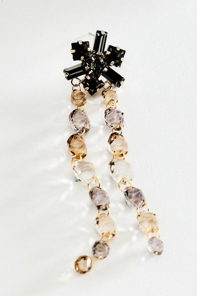 Drippy Crystal Earrings #1